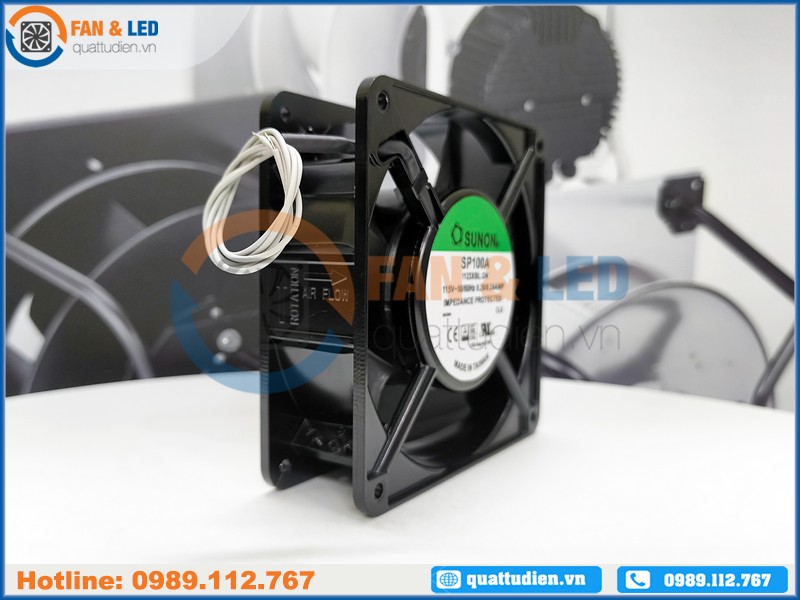 Quạt Sunon SP100A-1123XBL.GN, 115VAC, 120x120x38 mm