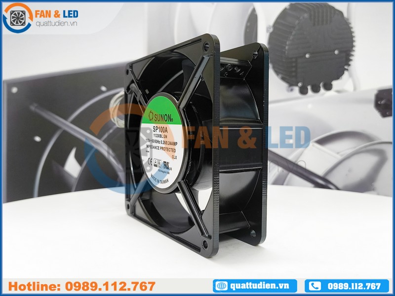 Quạt Sunon SP100A-1123XBL.GN, 115VAC, 120x120x38 mm