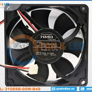 Quạt NMB 3108SB-05W-B49, 24VDC, 80x80x20mm