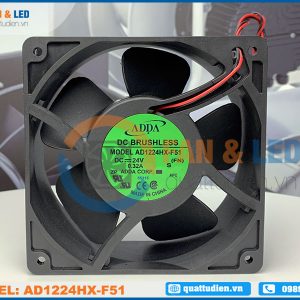 Quạt ADDA AD1224HX-F51, 24VDC, 120x120x38mm