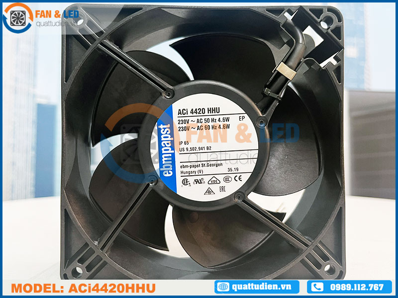 Quạt Ebmpapst ACi4420HHU, 230VAC, 120x120x38mm