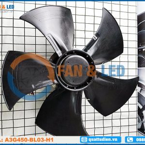Quạt hướng trục EC EBMPAPST A3G450-BL03-H1, 230VAC, 450mm