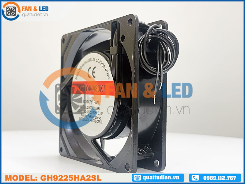 Quạt KAMYAMASUKI GH9225HA2SL, 220-240VAC, 92x92x25mm