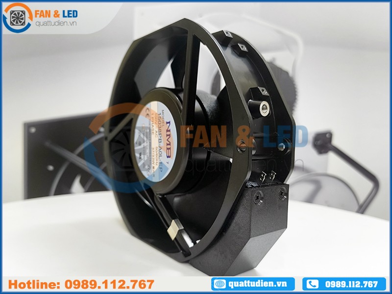Quạt tủ điện NMB 15038PB-A0L-EP, 100VAC, 172x150x38mm