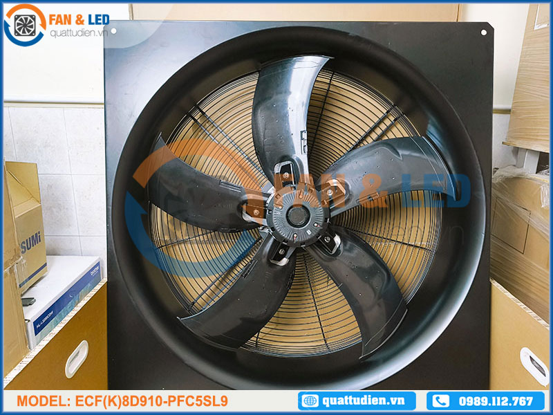Quạt hướng trục EC SANMU ECF(K)8D910-PFC5SL9, 400VAC, 910mm