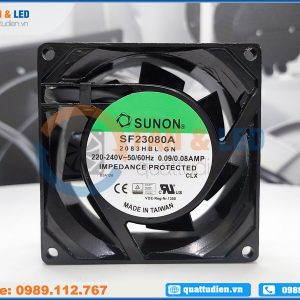 Quạt SUNON SF23080A-2083HBL.GN, 220-240VAC, 80x80x38mm