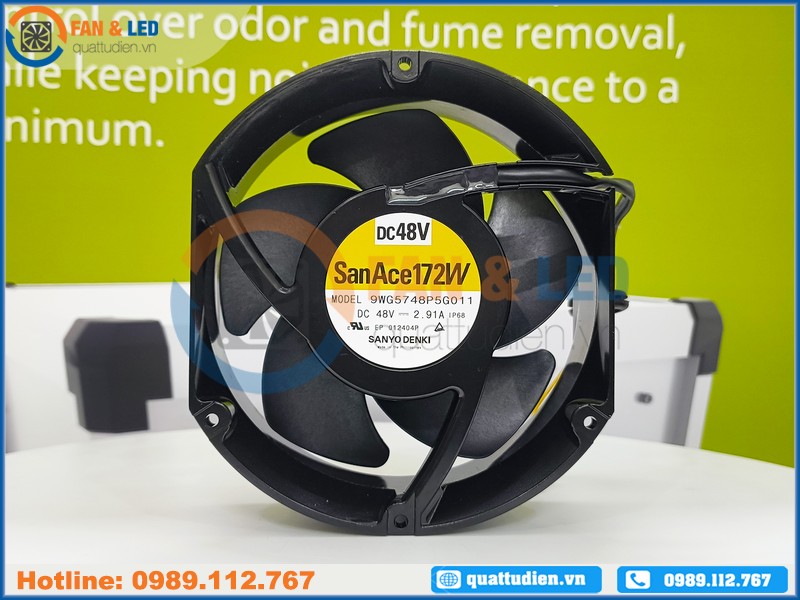 Quạt SANYO DENKI 9WG5748P5G011, 48VDC, 172x150x51mm