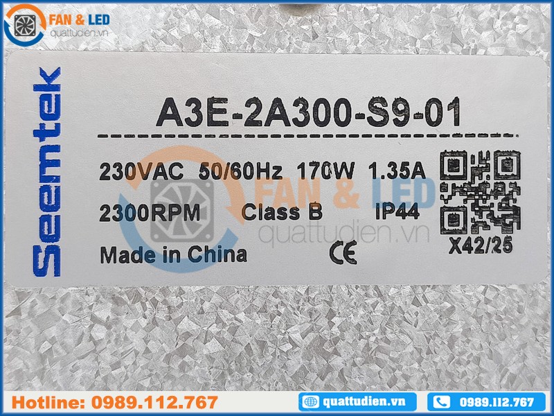 Quạt SEEMTEK A3E-2A300-S9-01, 230VAC, 300mm