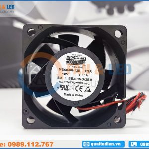 Quạt MECHATRONICS MS6038H12B FSR, 12VDC, 60x60x38mm