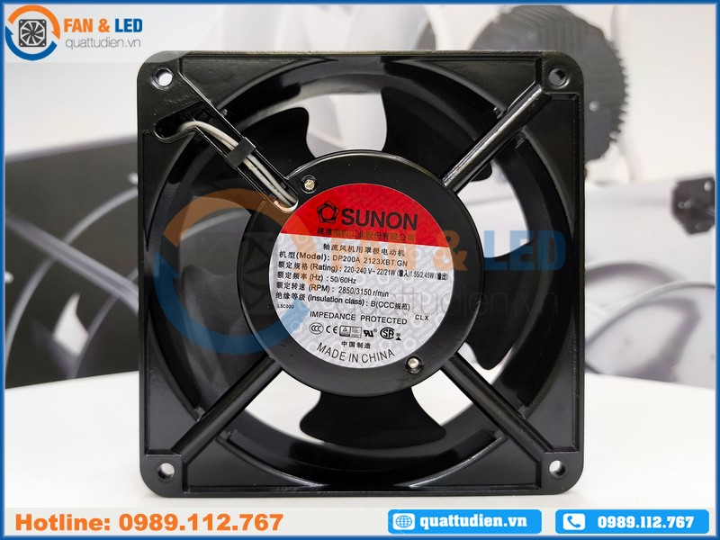 Quạt SUNON DP200A-2123XBT.GN, 220-240VAC, 120x120x38mm