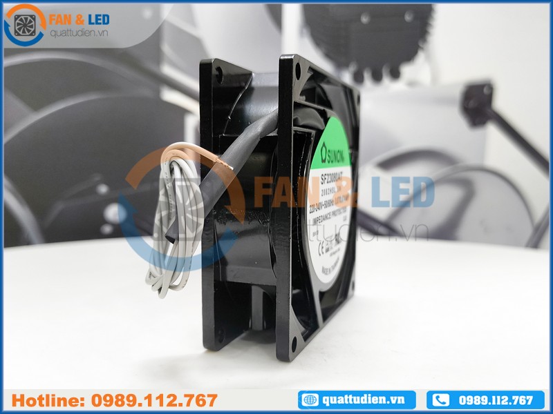 Quạt SUNON SF23080AT-2082HSL.GN, 220-240VAC, 80x80x25mm