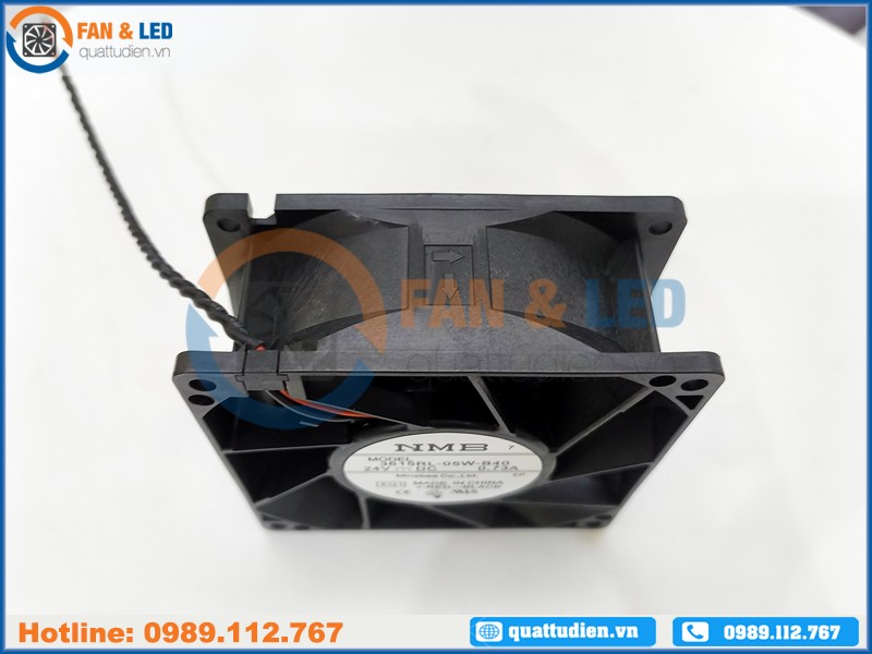 Quạt NMB 3615RL-05W-B40, 24VDC, 92x92x38mm Quạt NMB 3615RL-05W-B40, 24VDC, 92x92x38mm