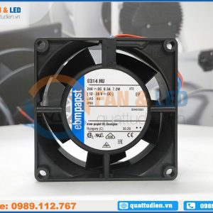 Quạt EBMPAPST 8314HU, 24VDC, 80x80x32mm