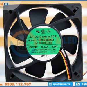 Quạt JAPAN SERVO CUDC24B4SQ, 24VDC, 120x120x38mm