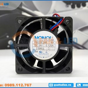 Quạt NONOISE F6025E24B, 24VDC, 60x60x25mm