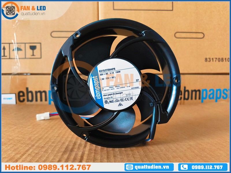 Quạt EBMPAPST 6318/2TDH4PR, 48VDC, 172x51mm