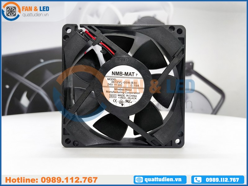 Quạt NMB 3610VL-05W-B30, 24VDC, 92x92x25mm