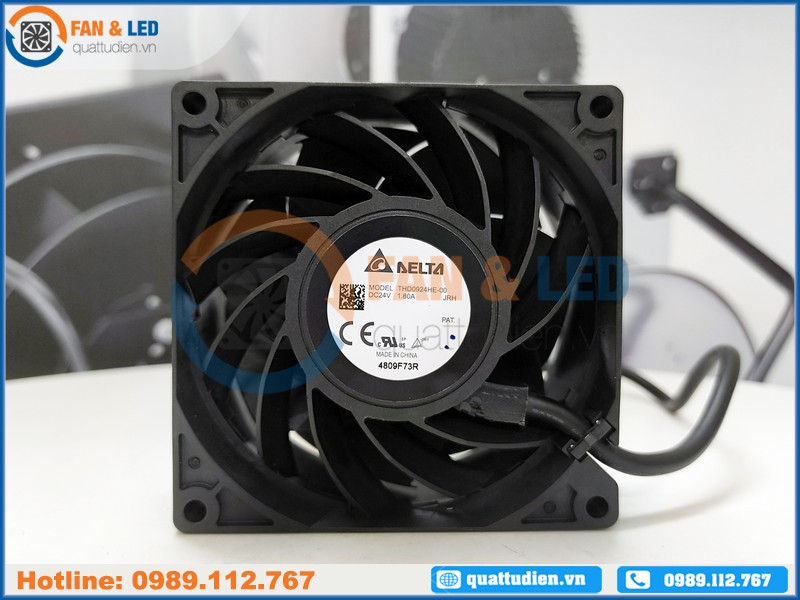 Quạt DELTA THD0924HE, 24VDC, 92x92x38mm