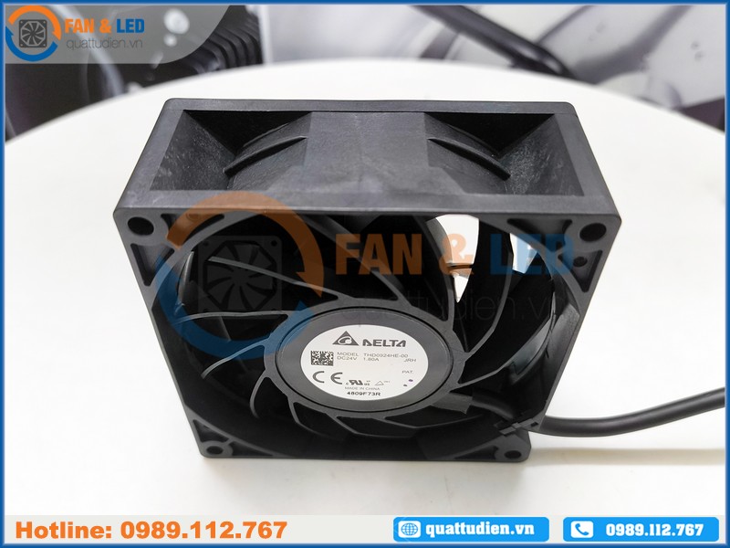 Quạt DELTA THD0924HE, 24VDC, 92x92x38mm Quạt DELTA THD0924HE, 24VDC, 92x92x38mm