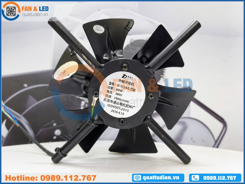 Quạt tủ điện G-112AG, 380VAC, 217mm