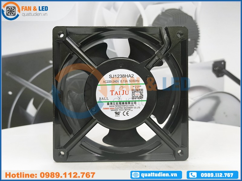 Quạt TAIJU SJ1238HA2, 220-240VAC, 120x120x38mm