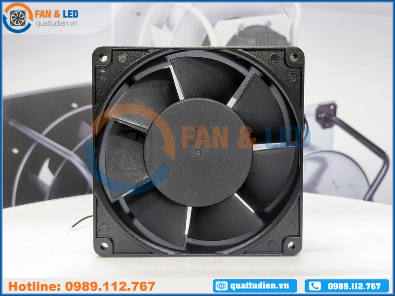 Quạt COMMONWEALTH FP-108-7 S1-B, 220-240VAC, 127x127x38mm