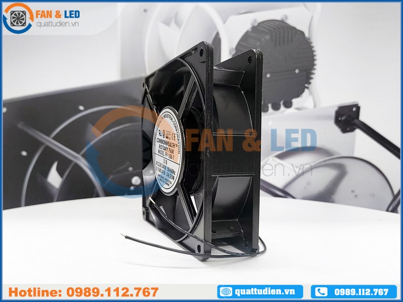 Quạt COMMONWEALTH FP-108-7 S1-B, 220-240VAC, 127x127x38mm