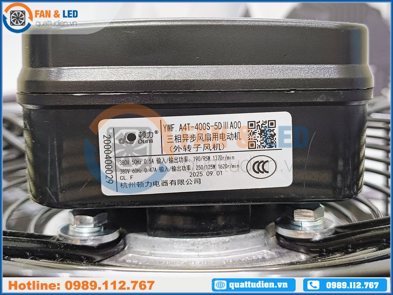 Quạt DUNLI YWF.A4T-400S-5DIIIA00, 380VAC, 400mm