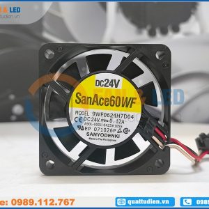 Quạt SANYO DENKI 9WF0624H7D04, 24VDC, 60x60x15mm
