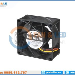 Quạt SANYO DENKI 9HV0824P1G003, 24VDC, 80x80x38mm