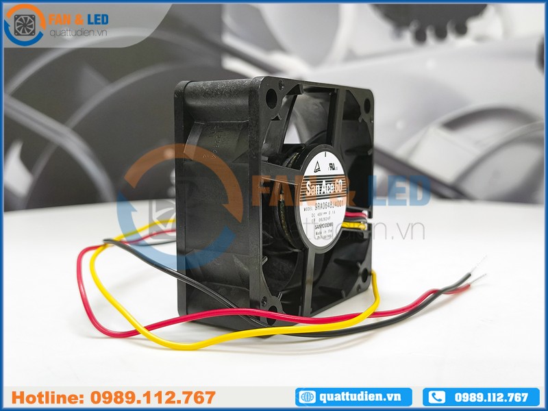 Quạt SANYO DENKI 9RA0648J4001, 48VDC, 60x60x25mm
