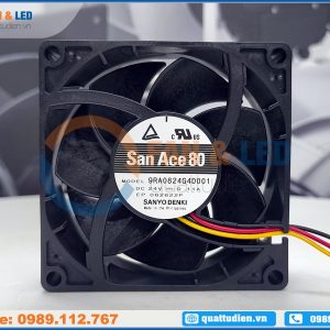 Quạt SANYO DENKI 9RA0824G4D001, 24VDC, 80x80x25mm