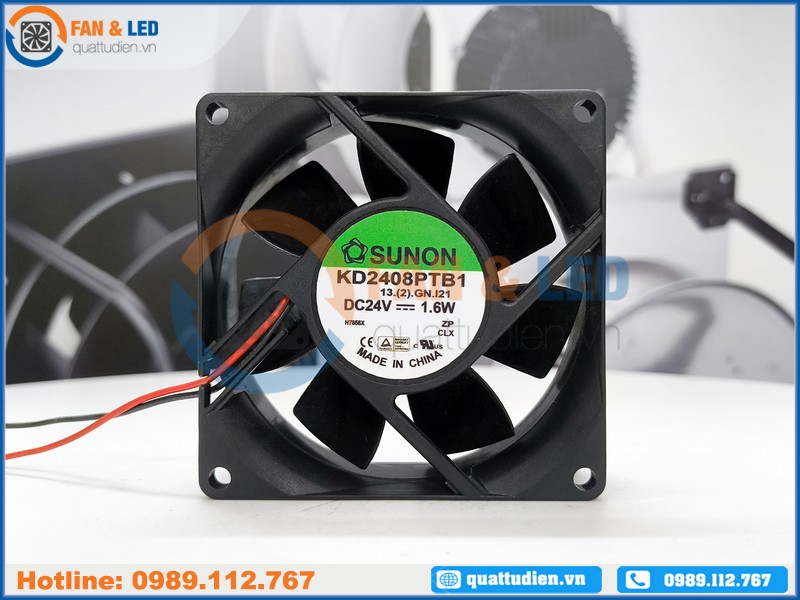 Quạt SUNON KD2408PTB1, 24VDC, 80x80x25mm