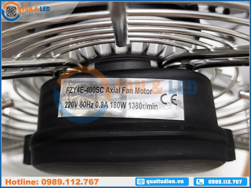 Quạt thông gió FZY4E-400SC, 220VAC, 400mm
