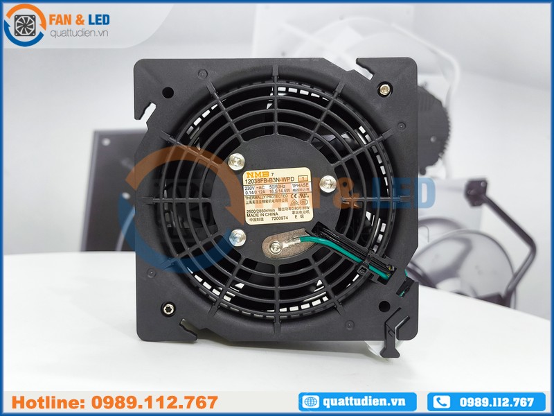 Quạt NMB 12038FB-B3N-WPD, 230VAC, 120x120x38mm