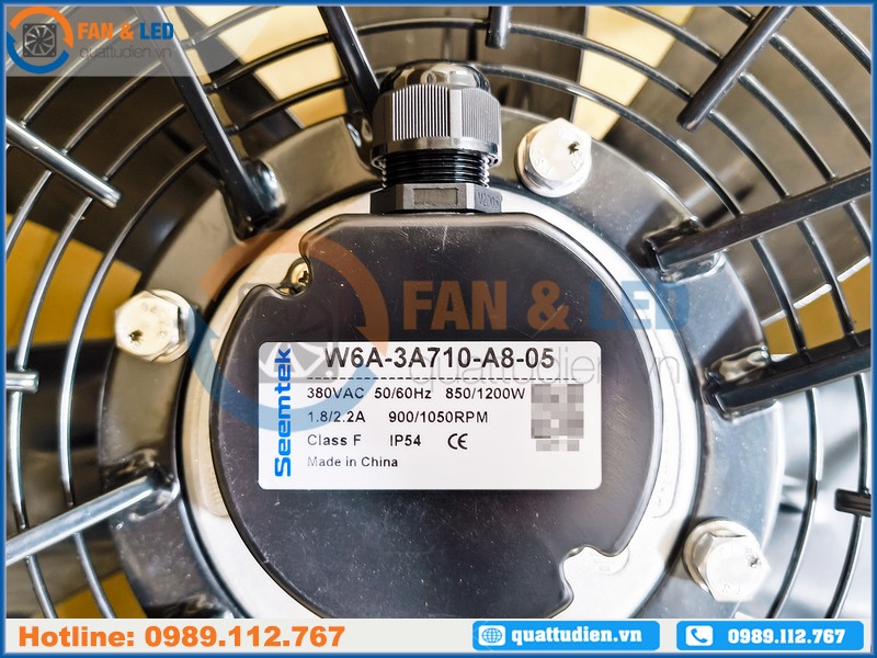 Quạt SEEMTEK W6A-3A710-A8-05, 380VAC, 710mm